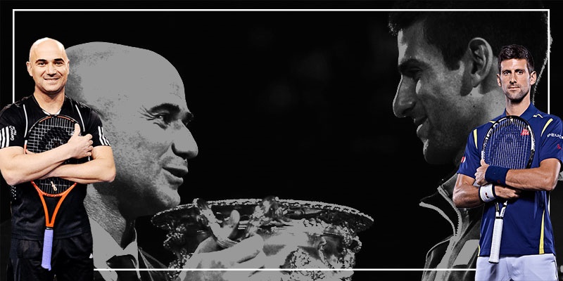 Saiba sobre a parceria de Novak Djokovic e Andre Agassi no blog da Federação Paulista de Tênis